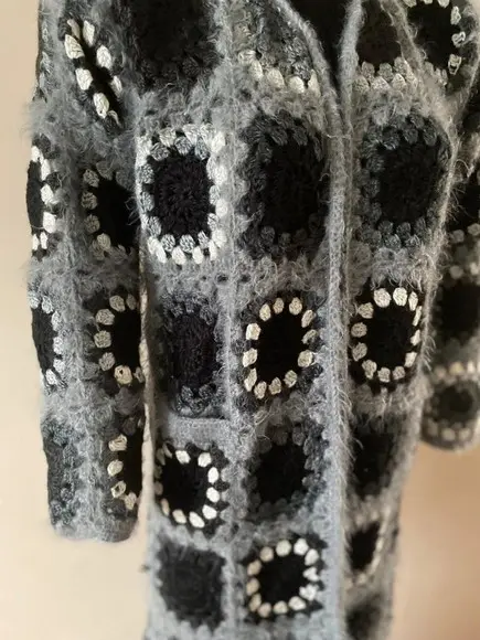 Cardigan De Crochê