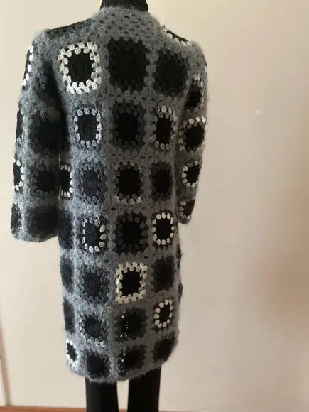 Cardigan De Crochê