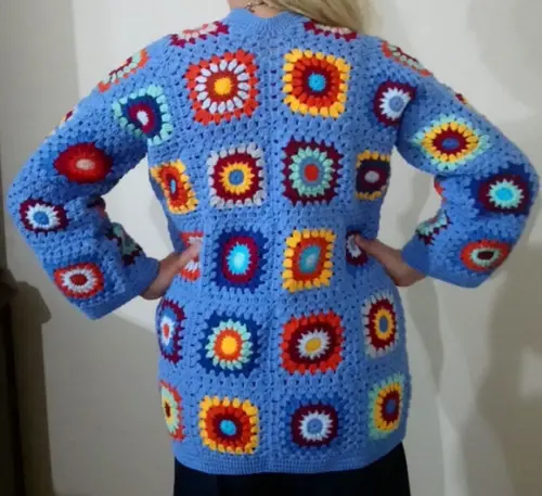 Cardigan De Crochê