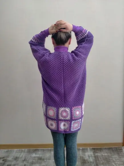 Cardigan De Crochê