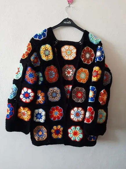 Cardigan De Crochê