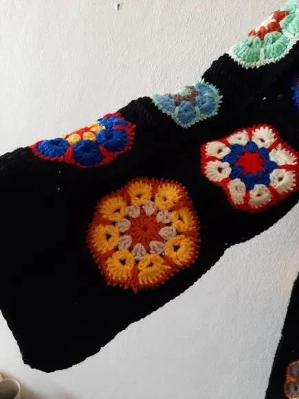 Cardigan De Crochê