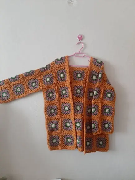 Cardigan De Crochê