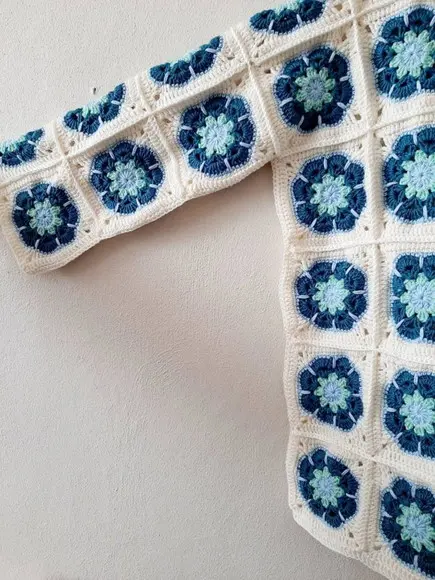 Cardigan De Crochê