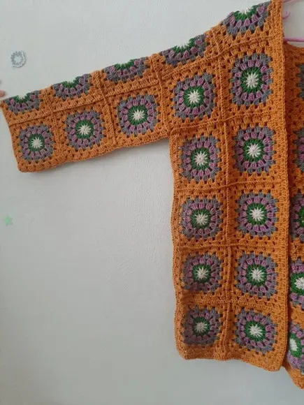 Cardigan De Crochê