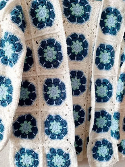 Cardigan De Crochê