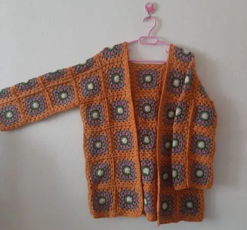 Cardigan De Crochê
