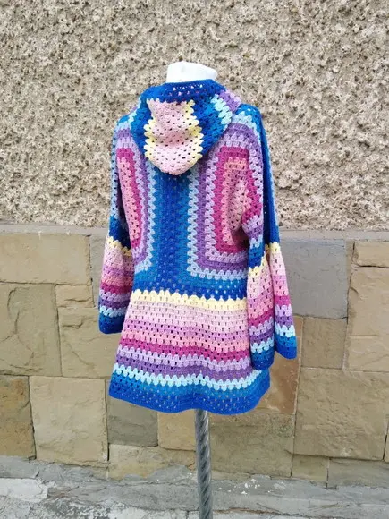 Cardigan De Crochê