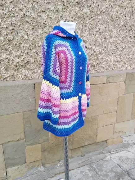 Cardigan De Crochê