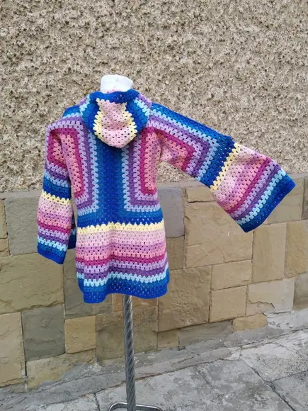 Cardigan De Crochê