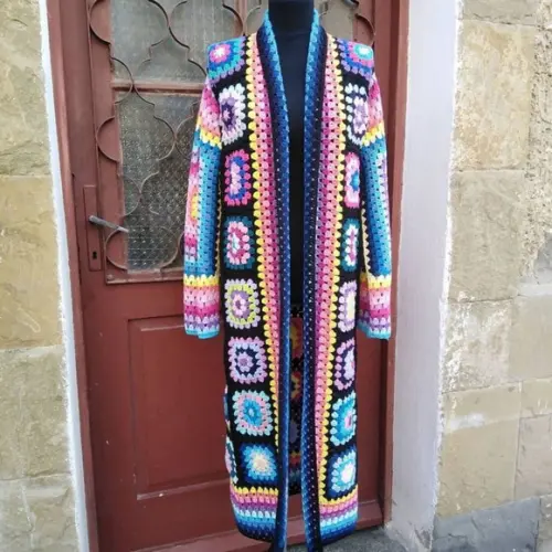 Cardigan De Crochê