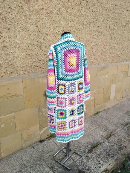 Cardigan De Crochê