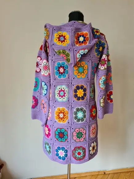 Cardigan De Crochê