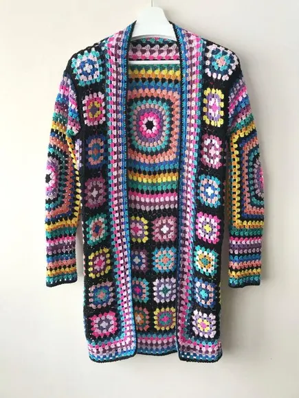 Cardigan De Crochê