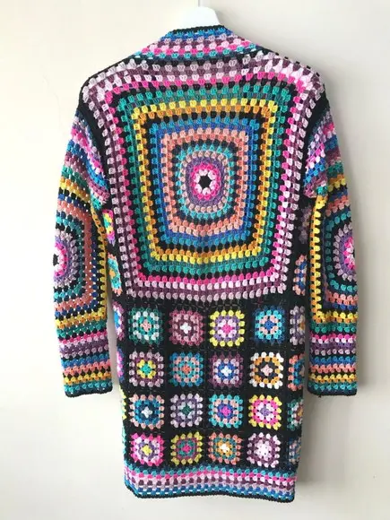 Cardigan De Crochê