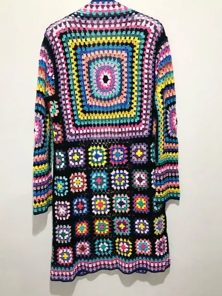 Cardigan De Crochê