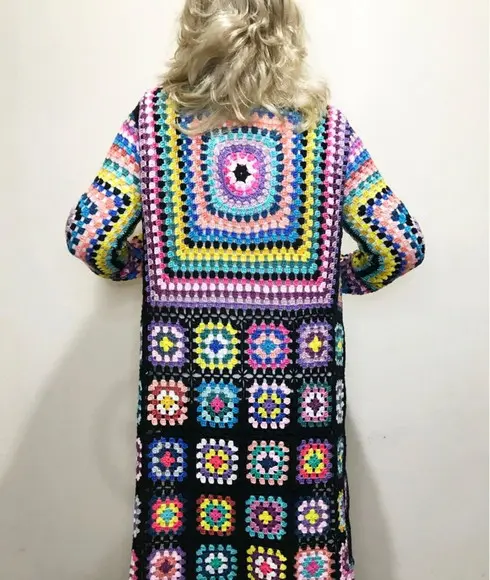 Cardigan De Crochê