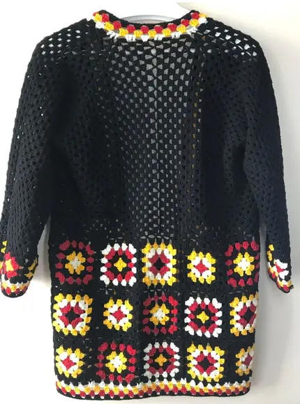 Cardigan De Crochê