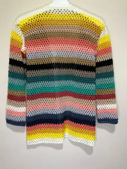 Cardigan De Crochê