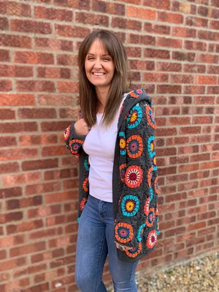 Cardigan De Crochê