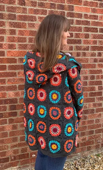 Cardigan De Crochê