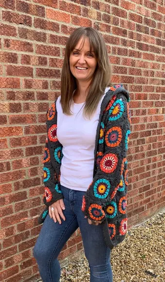 Cardigan De Crochê