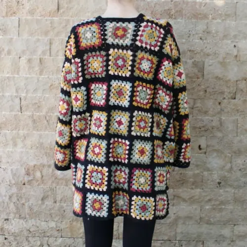 Cardigan De Crochê