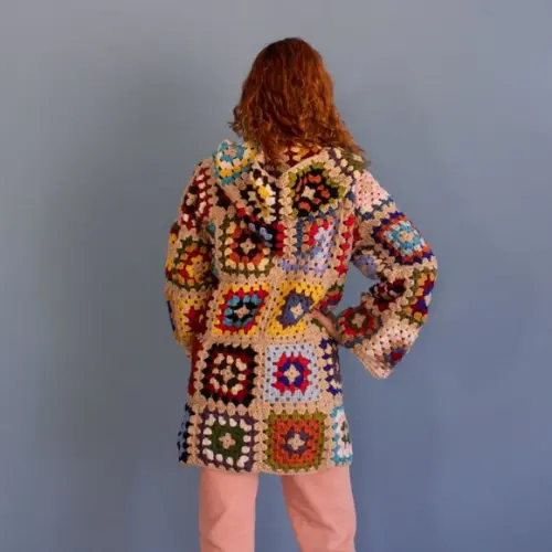 Cardigan De Crochê