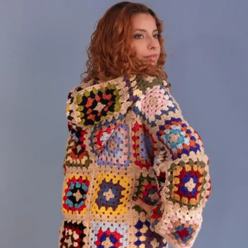 Cardigan De Crochê