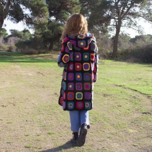 Cardigan De Crochê