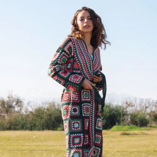 Cardigan De Crochê