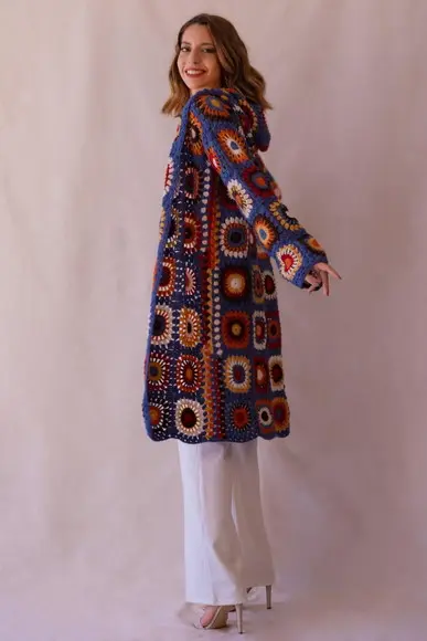 Cardigan De Crochê
