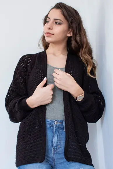 Cardigan De Crochê