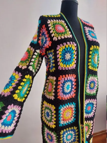 Cardigan De Crochê