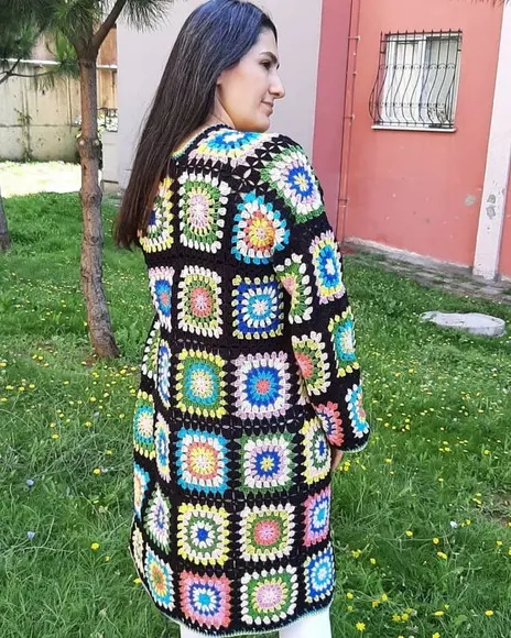 Cardigan De Crochê