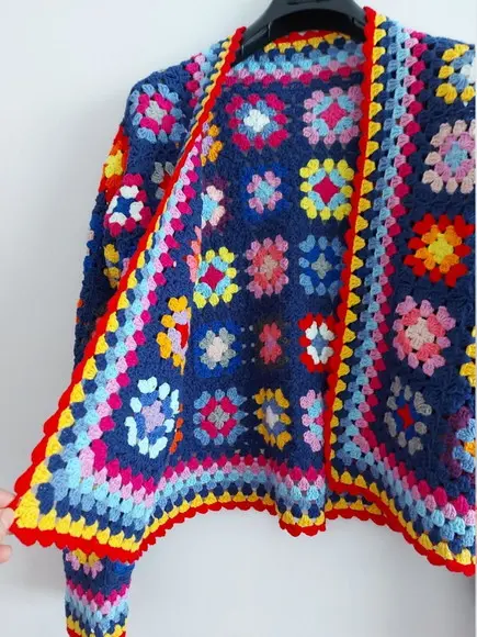 Cardigan De Crochê