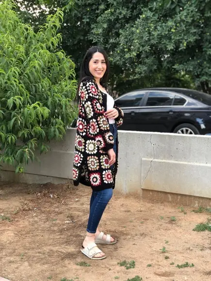 Cardigan De Crochê