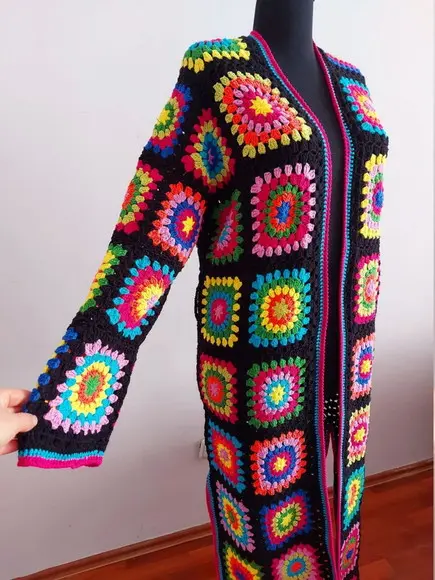 Cardigan De Crochê