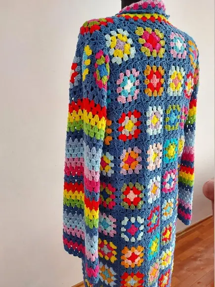 Cardigan De Crochê
