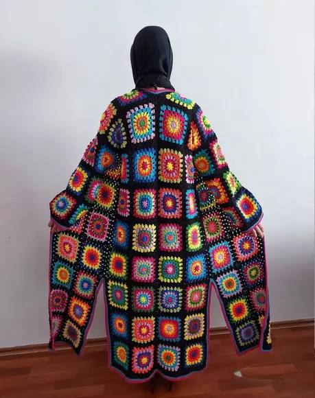 Cardigan De Crochê