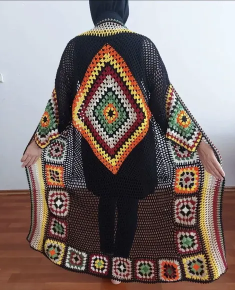 Cardigan De Crochê