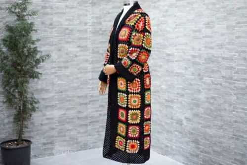 Cardigan De Crochê