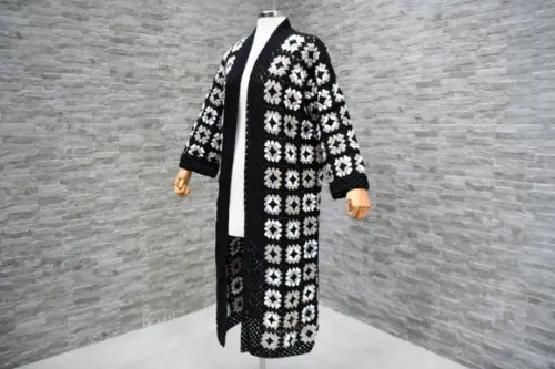 Cardigan De Crochê