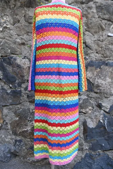 Cardigan De Crochê