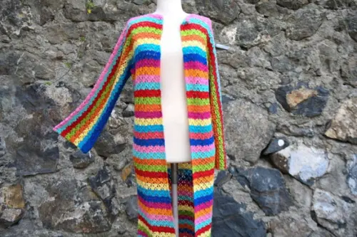 Cardigan De Crochê