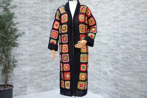 Cardigan De Crochê