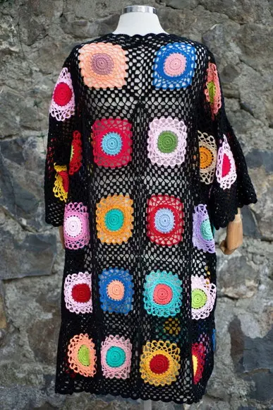 Cardigan De Crochê