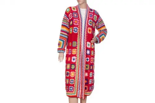 Cardigan De Crochê