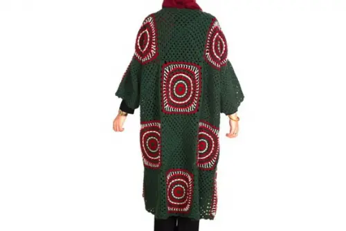 Cardigan De Crochê