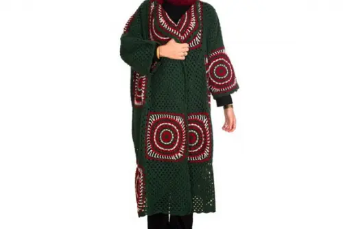 Cardigan De Crochê